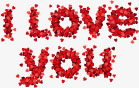 Iloveyoupng免抠素材_新图网 https://ixintu.com 我爱你 红色英文