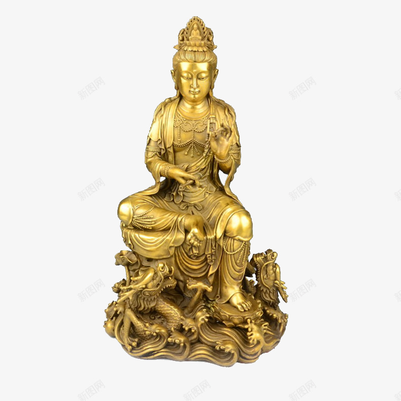 骑龙观世音菩萨png免抠素材_新图网 https://ixintu.com 中式 观世音菩萨 观音 观音菩萨图片 镇店爆款 骑龙