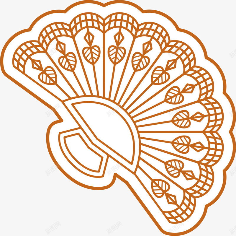 花纹跳广场舞扇子矢量图ai免抠素材_新图网 https://ixintu.com 中国风扇子 古典扇子 古风扇子 底纹 日本扇子 纹理 跳广场舞扇子 矢量图