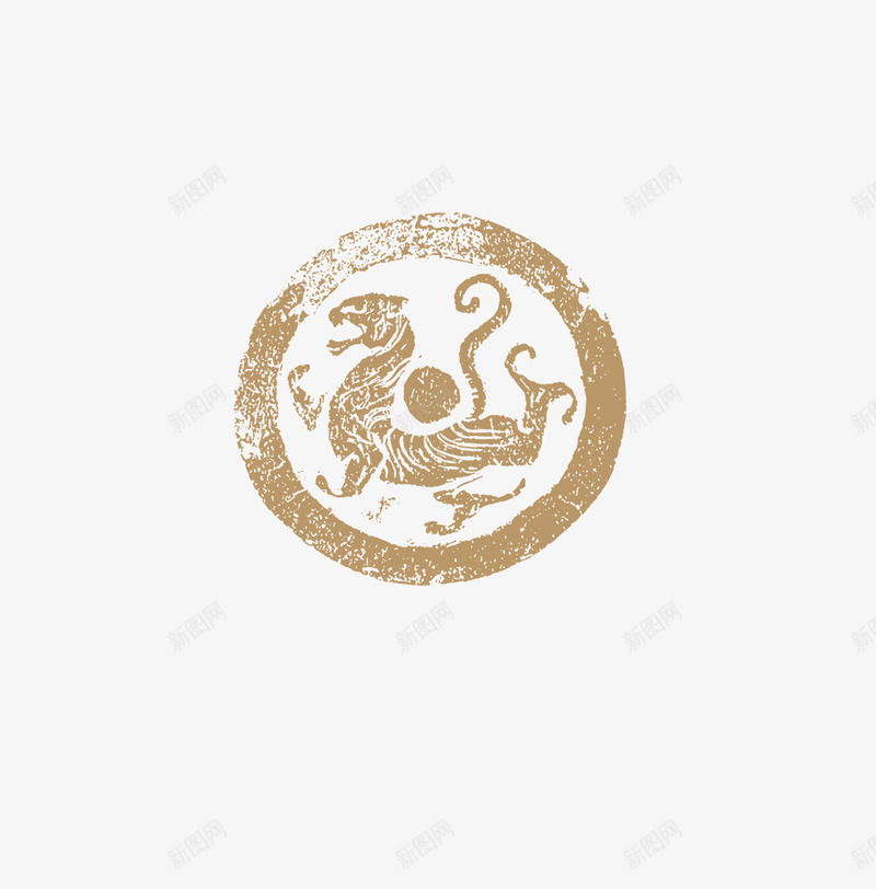 中式古典图案虎纹png免抠素材_新图网 https://ixintu.com 中式 古典 图案