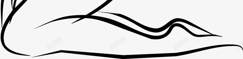 线条美女矢量图图标eps_新图网 https://ixintu.com 免费矢量下载 手绘美女 插画 线条美女 美女插画 矢量图