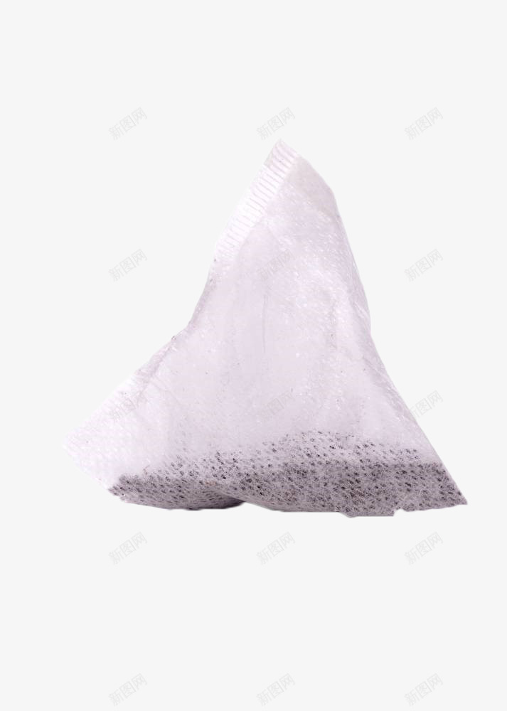 白色三角茶包png免抠素材_新图网 https://ixintu.com 无纺布 白色 茶 茶包 袋泡茶