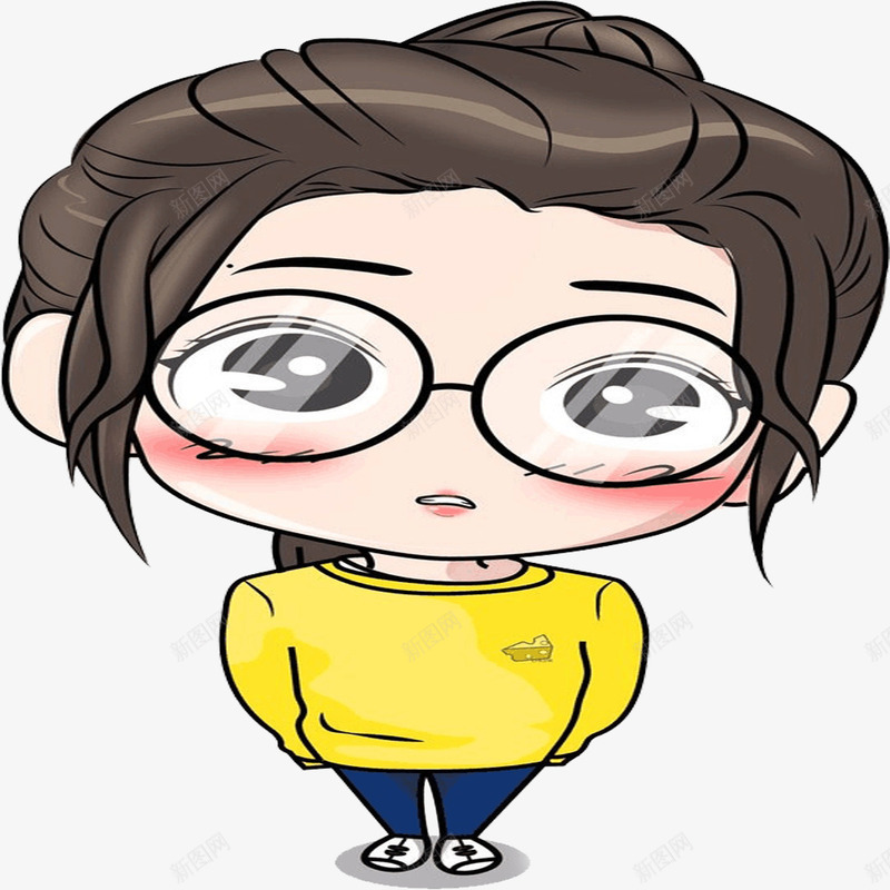 困了的小美女png免抠素材_新图网 https://ixintu.com 努力睁开眼 困了发愣 困了犯迷糊 犯困 犯困的小美女