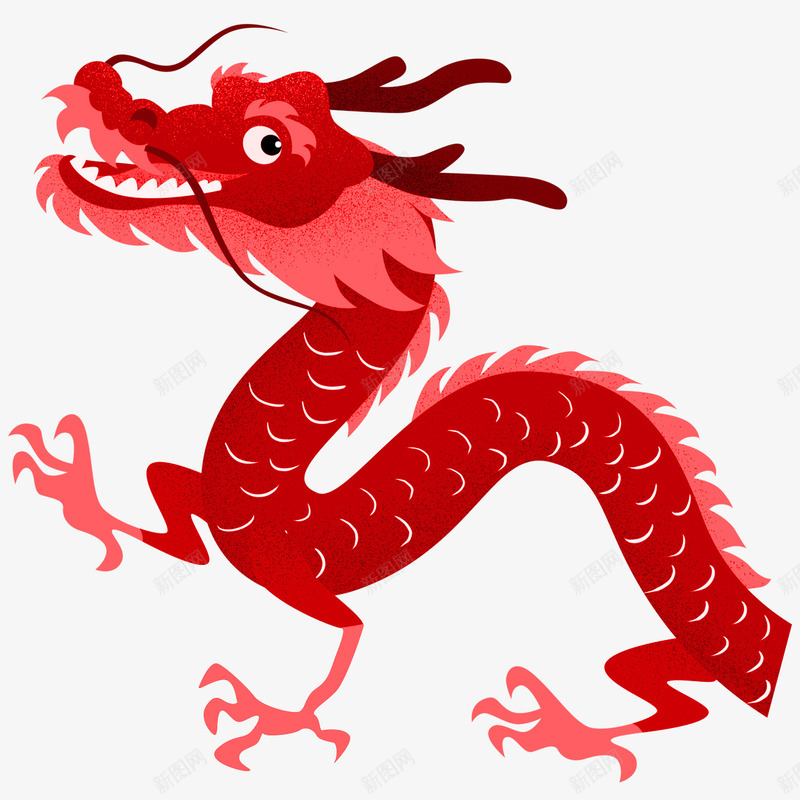 手绘卡通红色喜庆龙抬头背景psd免抠素材_新图网 https://ixintu.com 卡通 喜庆 手绘 手绘卡通红色喜庆龙抬头背景 红色 背景 龙 龙抬头