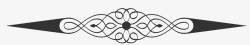 箭头简约中式古典花纹分割线矢量图素材