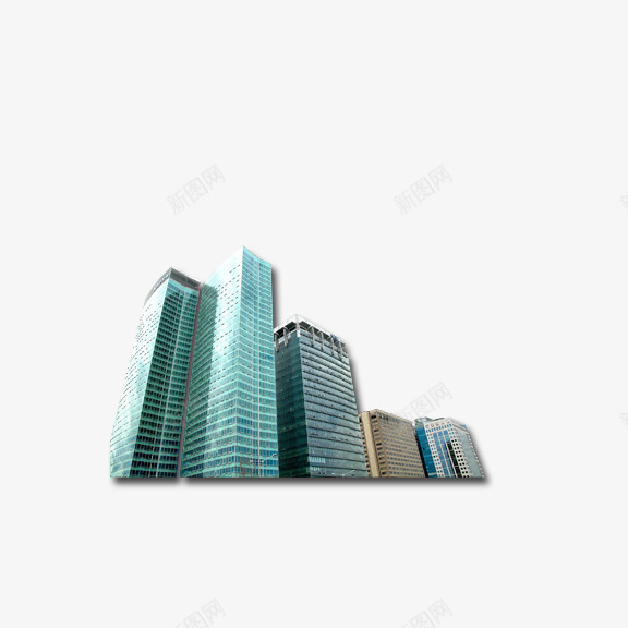 高层楼房psd免抠素材_新图网 https://ixintu.com 效果图 高层楼房