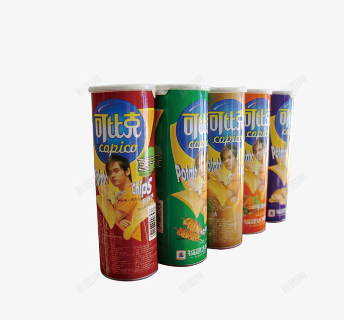 可比克薯片png免抠素材_新图网 https://ixintu.com 包装 薯片 零食 食品 食物
