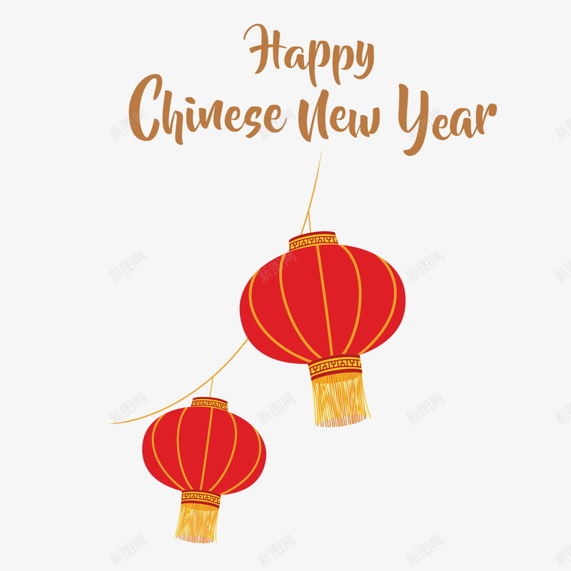 红色灯笼2019卡通矢量图ai免抠素材_新图网 https://ixintu.com 2019 卡通 喜庆 新年 灯笼 猪年 红色 矢量图