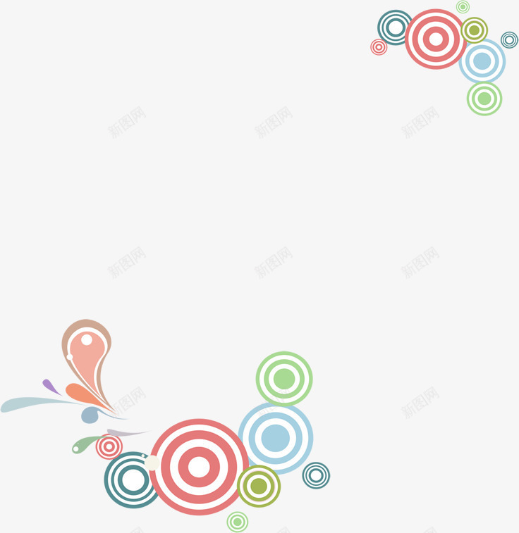 创意合成扁平复古圆圈png免抠素材_新图网 https://ixintu.com 创意 合成 圆圈 复古 扁平