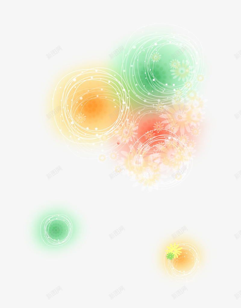 水彩装饰图案png免抠素材_新图网 https://ixintu.com 创意 唯美 图案 墨痕 墨迹 抽象 梦幻 水彩 线条 花纹 装饰
