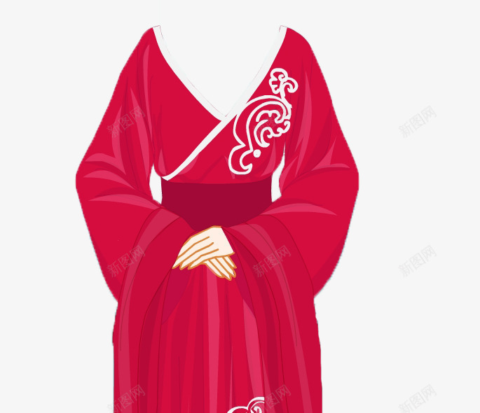 古代女装png免抠素材_新图网 https://ixintu.com 古代女装 古风 宫服 服装 汉服