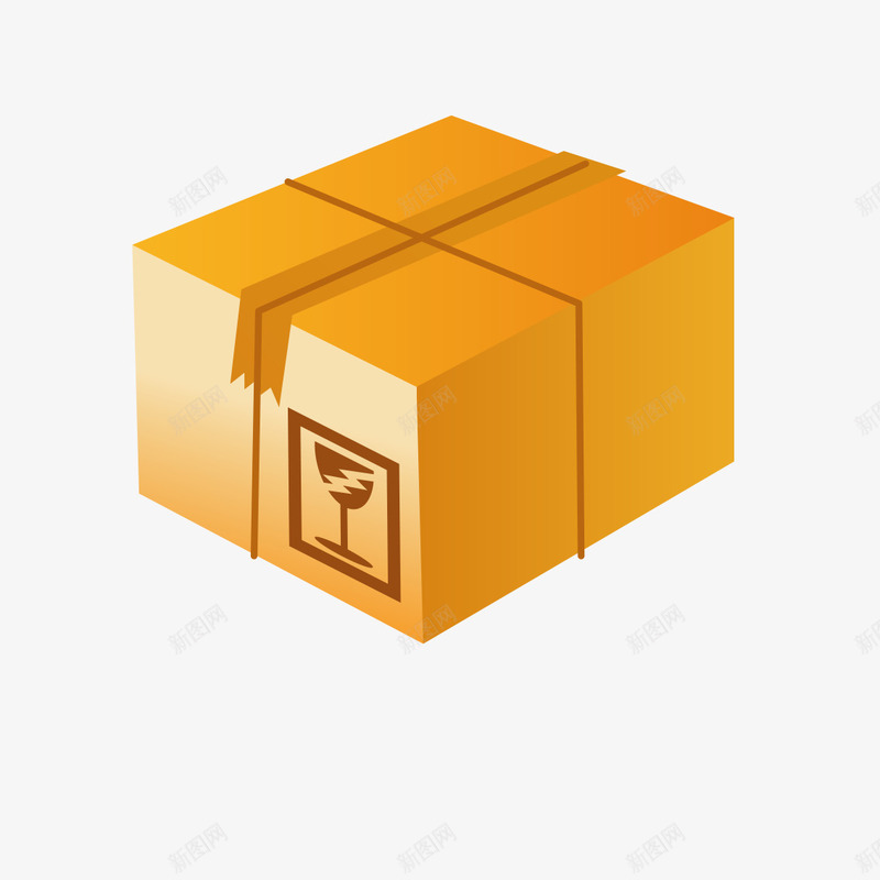 包装箱效果图png免抠素材_新图网 https://ixintu.com 封条 打包盒 模型 盒型 贴图效果