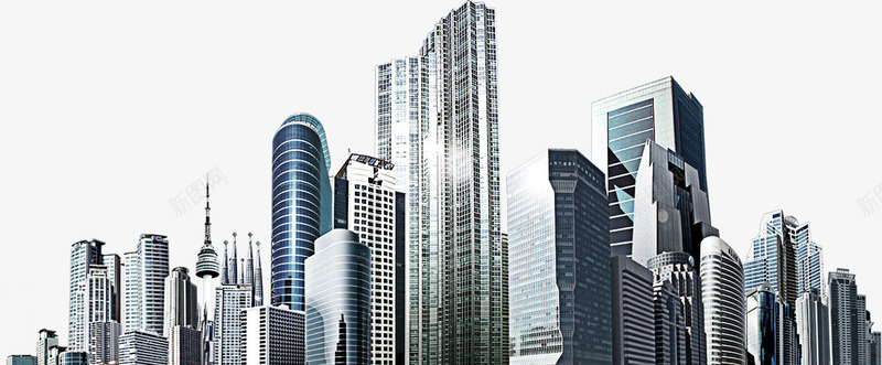 现代高楼城市建筑png免抠素材_新图网 https://ixintu.com 城市 建筑 现代 高楼