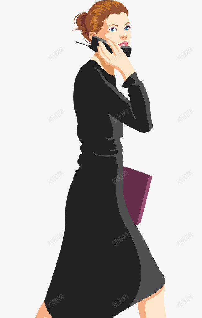 打电话美女矢量图ai免抠素材_新图网 https://ixintu.com 打电话 白领 矢量图 美女 走路 走路打电话 走路的人 非主流美女图片