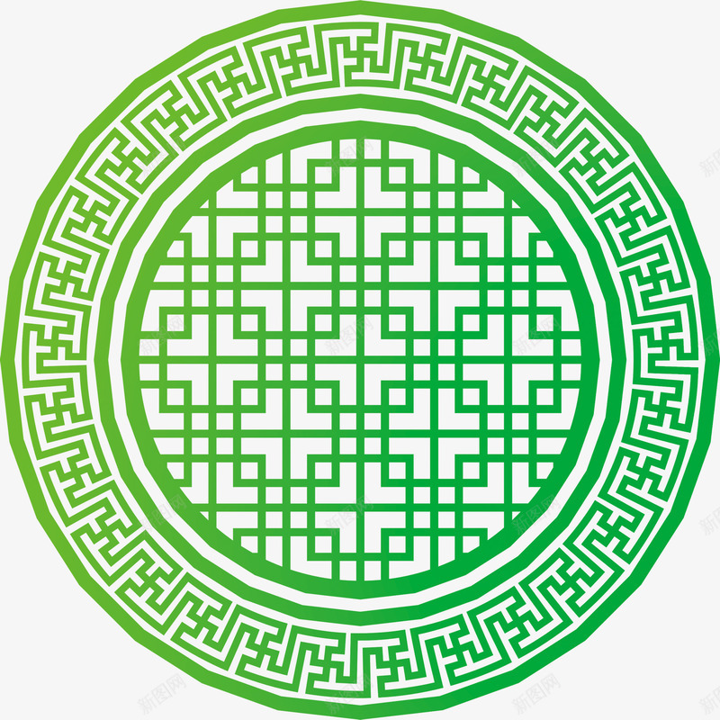 中式圆形边框png免抠素材_新图网 https://ixintu.com PNG图片 中国风 中式 中式圆框 圆形 边框
