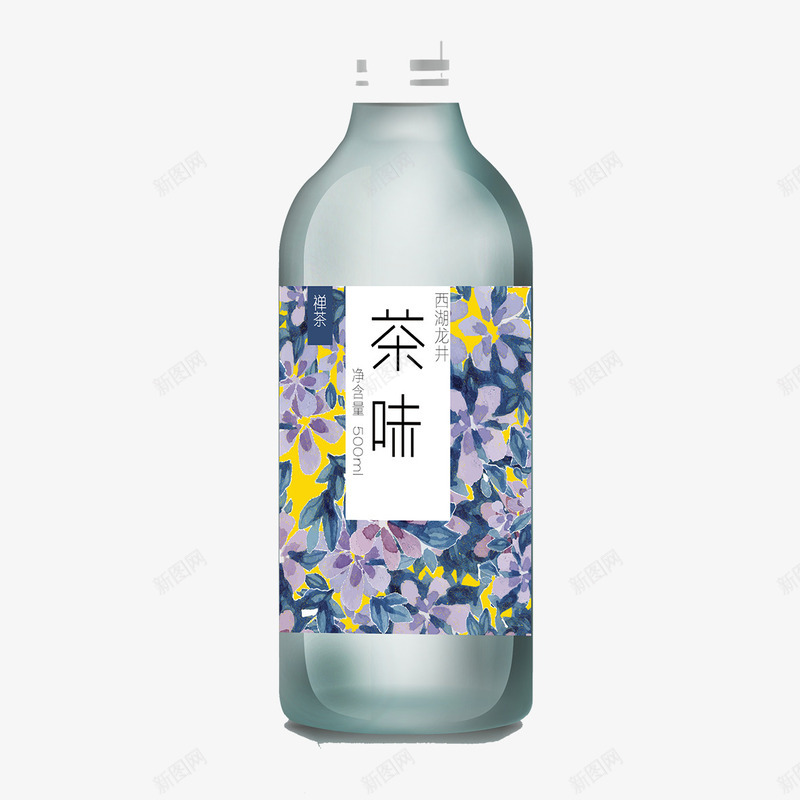 茶饮三视图png免抠素材_新图网 https://ixintu.com psd 白色 茶饮三视图免费下载 茶饮包装 饮料瓶包装设计