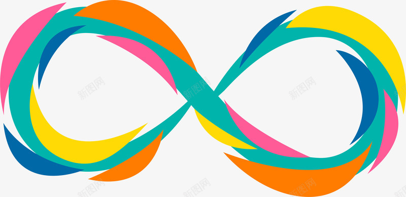 五彩交叉图形矢量图eps免抠素材_新图网 https://ixintu.com 五彩抽象图形 抽象图形 矢量png 艺术 艺术封面 艺术感 矢量图