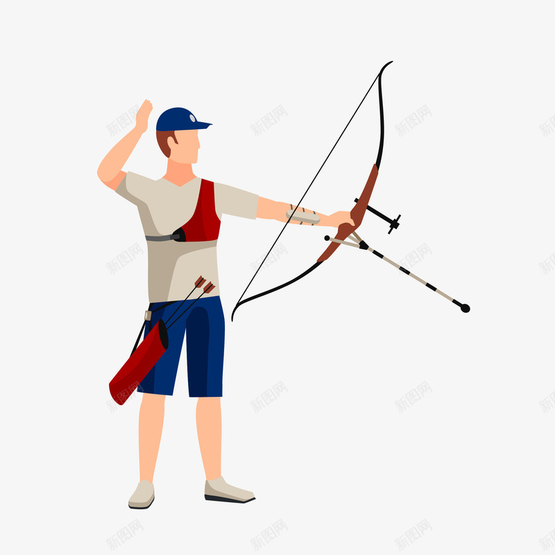 手绘男生射箭比赛矢量图eps免抠素材_新图网 https://ixintu.com png免抠图 创意 卡通 射箭 手绘 时尚 男生 矢量图