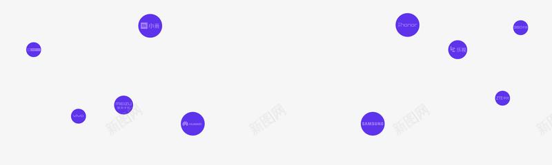 蓝色圆点简洁时尚png免抠素材_新图网 https://ixintu.com 圆点 时尚 简洁 素材 蓝色