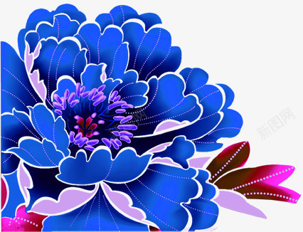 摄影蓝色花朵效果图png免抠素材_新图网 https://ixintu.com 摄影 效果图 花朵 蓝色 设计