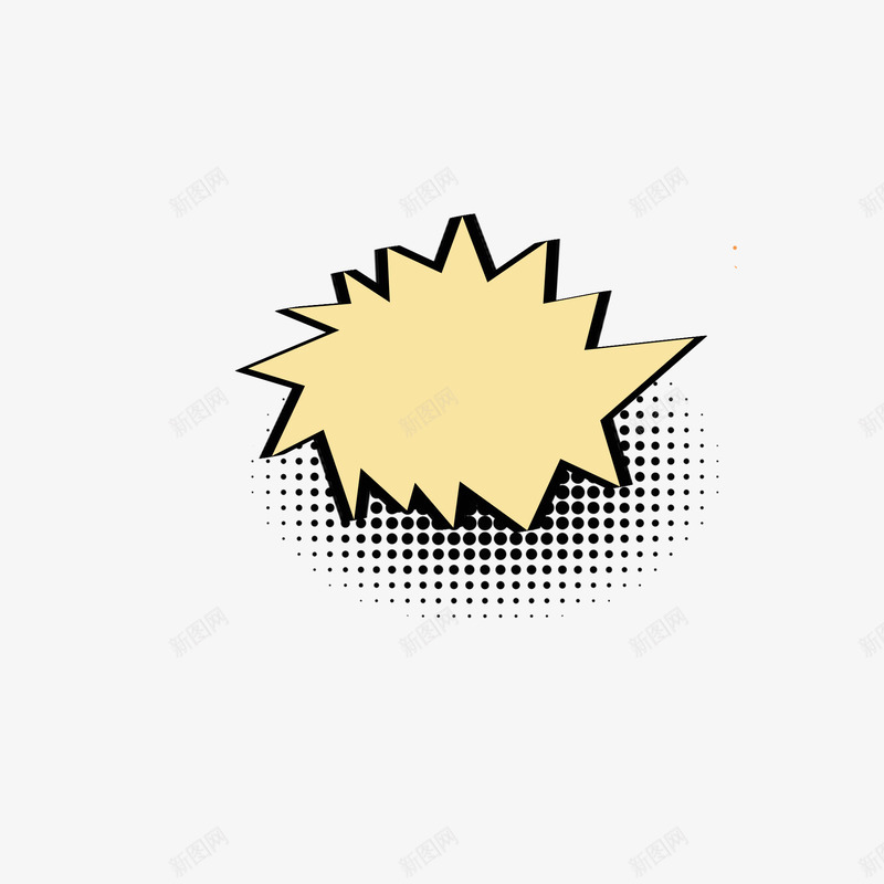 卡通手绘爆炸图标psd_新图网 https://ixintu.com 卡通 圆点 底纹边框 爆炸图标 爆炸标贴 爆炸线 爆炸花纹 矢量边框