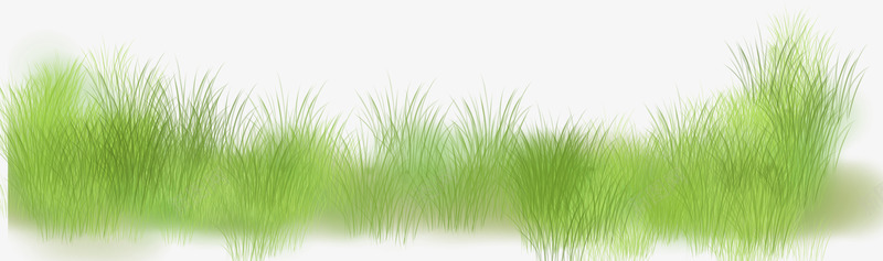 手绘绿色梦幻草丛png免抠素材_新图网 https://ixintu.com 梦幻 绿色 草丛