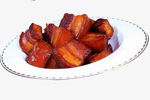 红烧肉png免抠素材_新图网 https://ixintu.com 中国菜 中式菜品 家常菜 热菜 红烧肉 美味 餐饮美食