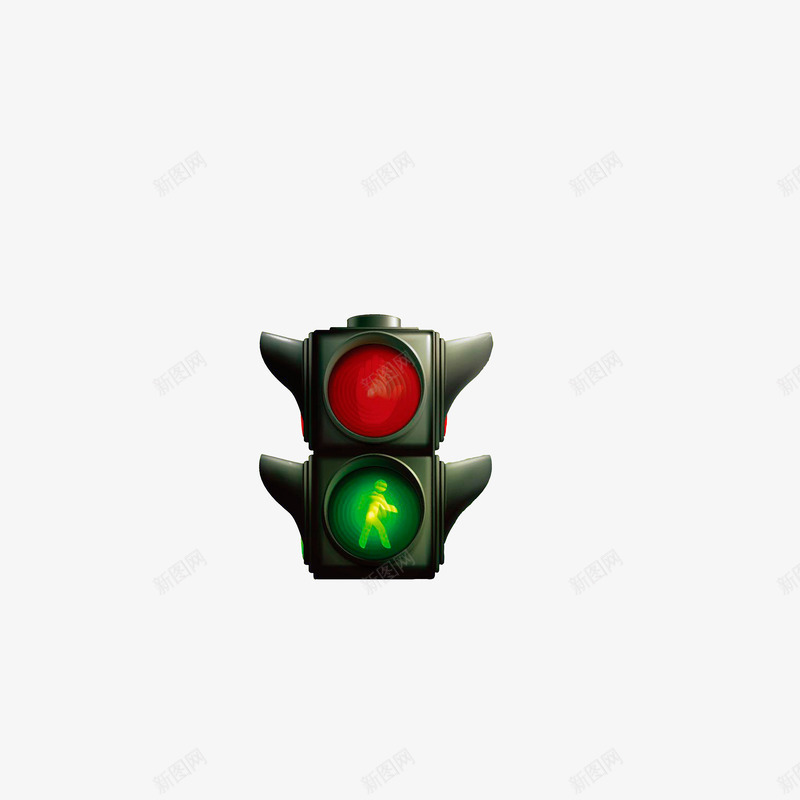 红灯绿灯png免抠素材_新图网 https://ixintu.com 提示灯 提醒安全出行 效果图 红灯绿灯