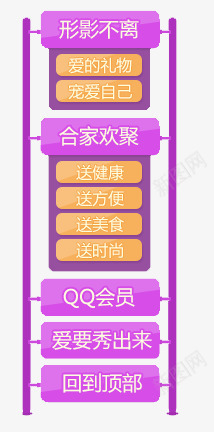 导航png免抠素材_新图网 https://ixintu.com Webdesign 侧栏 侧滑 侧边栏 固定导航 导航 平面设计 店铺装修 悬浮 悬浮栏 悬浮框 架 紫色 网页设计