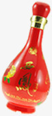 红色西凤酒包装复古风png免抠素材_新图网 https://ixintu.com 包装 古风 红色 西凤酒