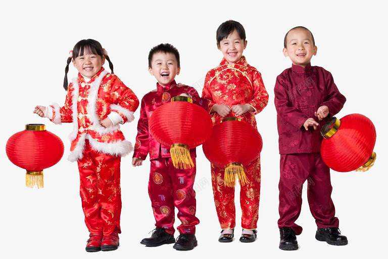 小孩拿灯笼png免抠素材_新图网 https://ixintu.com 中秋灯笼 传统 喜庆 大红 灯笼