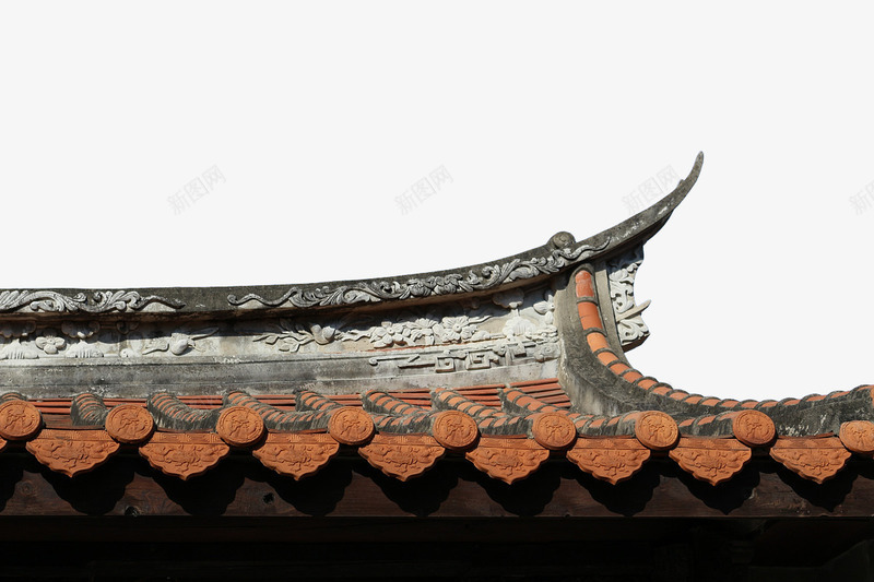 屋脊png免抠素材_新图网 https://ixintu.com 中式建筑 古建筑 屋顶
