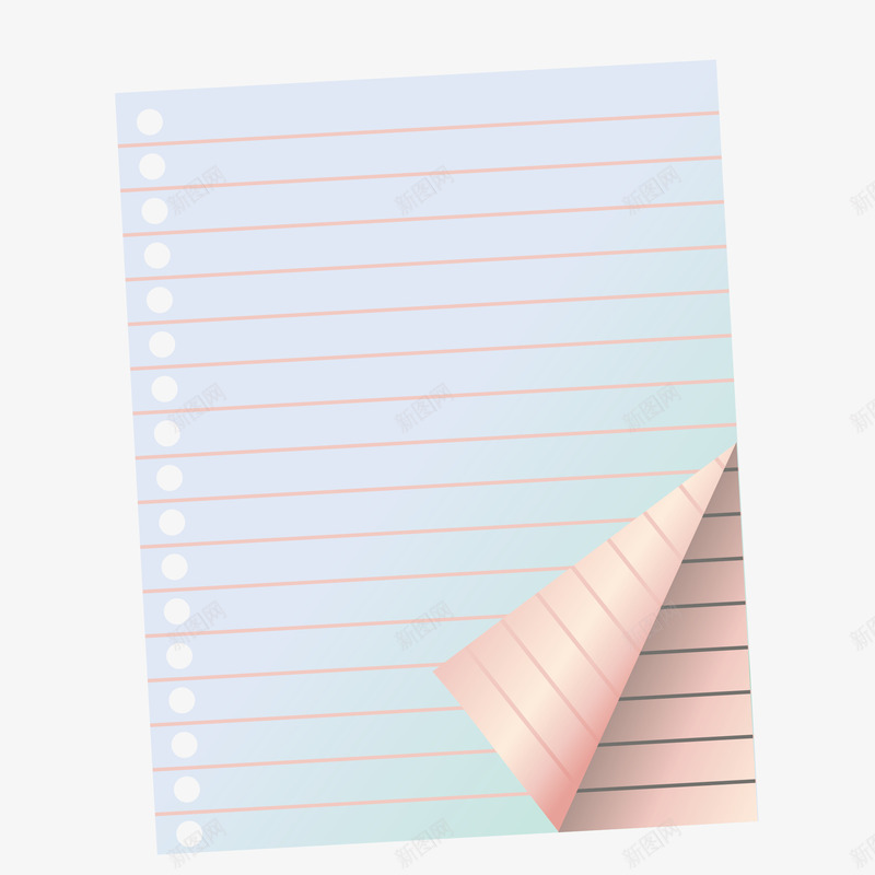 蓝色手绘笔记本上的纸png免抠素材_新图网 https://ixintu.com 免抠图 效果图 笔记本 纸 蓝色 装饰图 装饰画