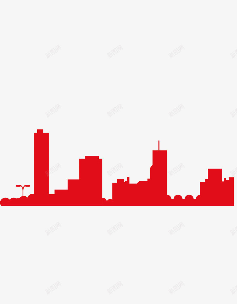 城市剪纸psd免抠素材_新图网 https://ixintu.com 剪纸 城市 窗花