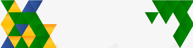 彩色几何bannerpng免抠素材_新图网 https://ixintu.com banner 三角形 几何 彩色三角形 彩色几何