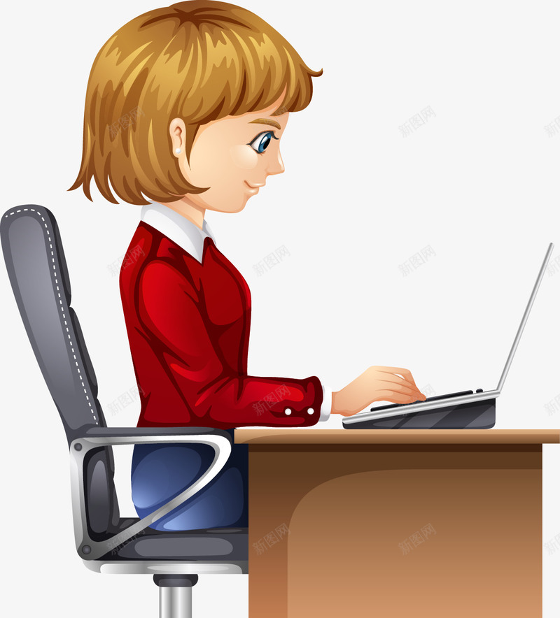 职业女性商务精英png免抠素材_新图网 https://ixintu.com 商务人物 手绘少女 秘书 秘书工作 职业女性 职场精英 职场美女