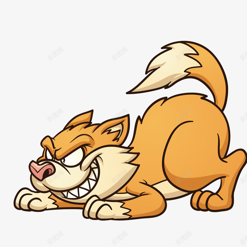 黄色卡通凶恶的猫咪png免抠素材_新图网 https://ixintu.com 免抠图 凶恶的猫咪 卡通猫咪 效果图 装饰图 装饰画 面目狰狞的 黄色猫咪