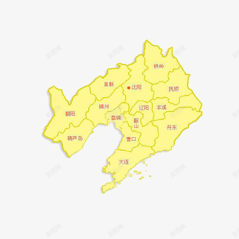 辽宁省地图png免抠素材_新图网 https://ixintu.com 地图 城市分布 辽宁省 辽宁省地图