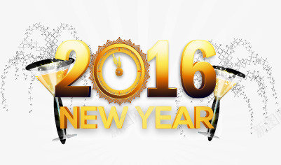 2016新年倒计时礼花png免抠素材_新图网 https://ixintu.com 2016 倒计时 新年 礼花