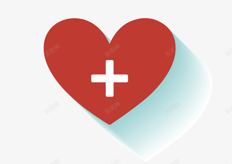 心形图标矢量图eps_新图网 https://ixintu.com 十字架 恋人 手绘 浪漫 爱心 矢量心形高清图标 红色 装饰 装饰背景 矢量图
