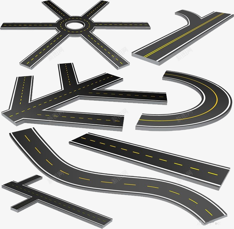 沥青路面png免抠素材_新图网 https://ixintu.com 效果图 沥青 沥青路面 路面
