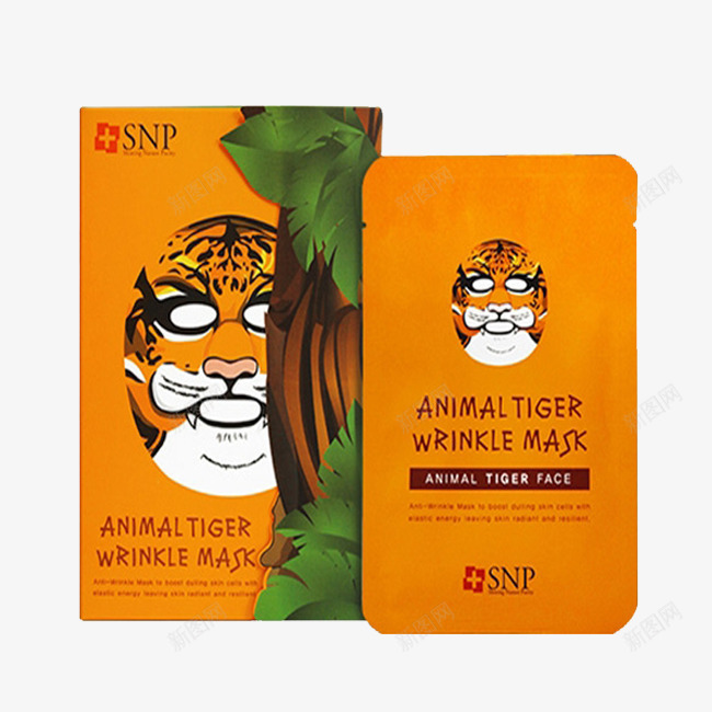 动物奢华滋养面膜png免抠素材_新图网 https://ixintu.com 动物面膜 奢华 滋养 老虎 面膜 黄色包装