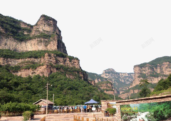 山西太行山大峡谷png免抠素材_新图网 https://ixintu.com 元素 古风景区 大峡谷风景图 山峡 山西太行山大峡谷 山谷 旅游景区 景区 森林 著名景点 风景