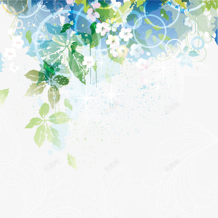 炫彩花朵花纹装饰png免抠素材_新图网 https://ixintu.com 创意 喷溅 底纹 抽象 梦幻 梦幻背景 梦幻花朵 水彩墨迹 炫彩花朵 花纹