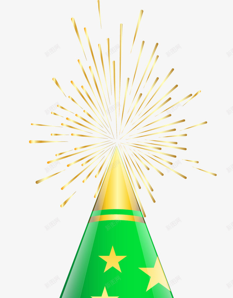 精美新年礼花矢量图ai免抠素材_新图网 https://ixintu.com 新年 礼花 精美 矢量图