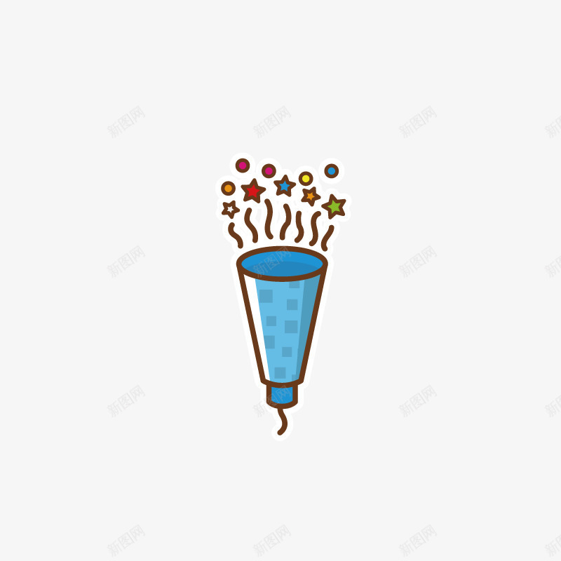 卡通可爱礼花png免抠素材_新图网 https://ixintu.com 卡通礼花 可爱礼花 喜庆 惊喜 扁平化 气氛 礼花 礼花免扣 礼花绽放