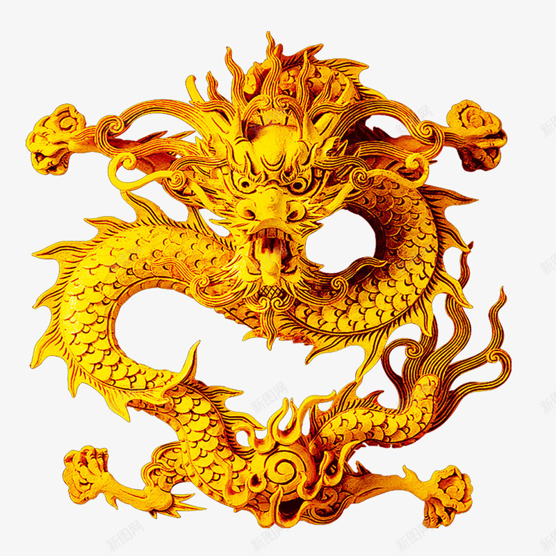 中国龙喜庆png免抠素材_新图网 https://ixintu.com 中国龙 喜庆龙 龙 龙头