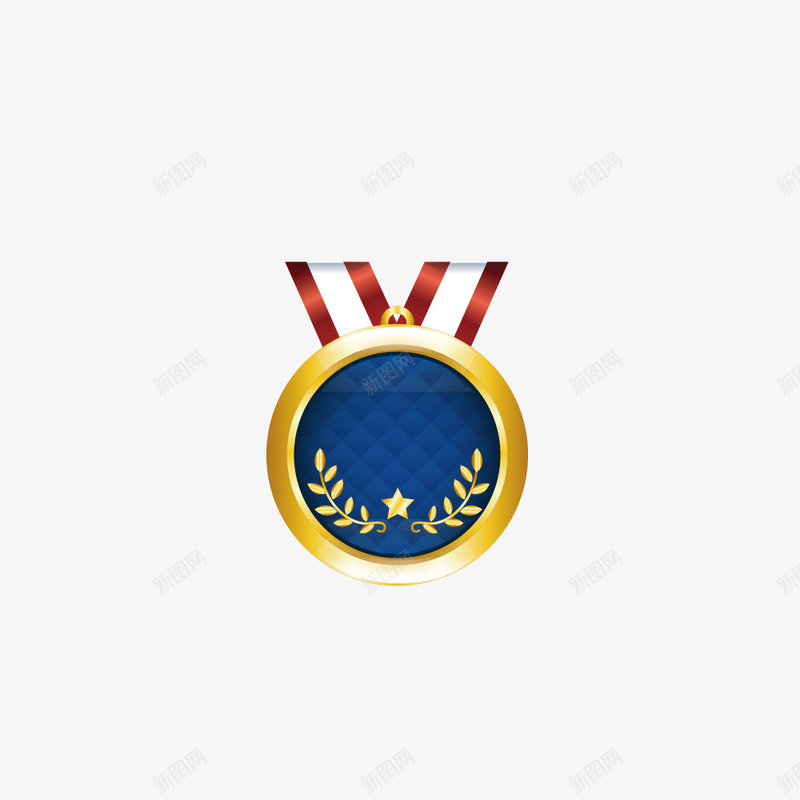 蓝色徽章上的叶子png免抠素材_新图网 https://ixintu.com 免抠图 卡通徽章 徽章 效果图 蓝色徽章 装饰图 装饰画