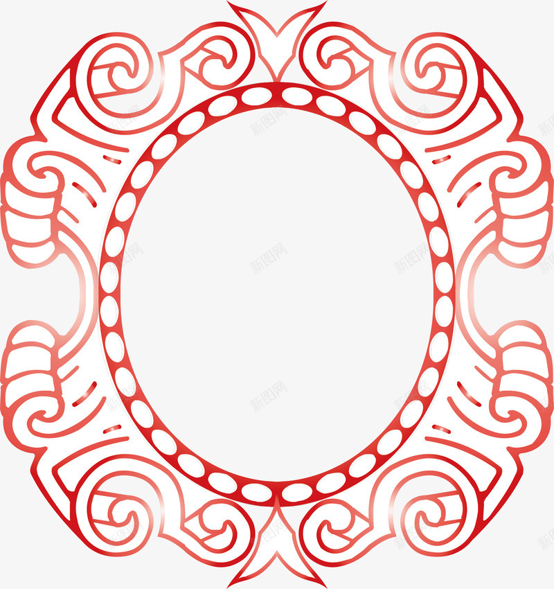 欧式花纹矢量图ai免抠素材_新图网 https://ixintu.com 中式花框 复古花框 婚礼花框 欧式 结婚花框 花框 矢量图