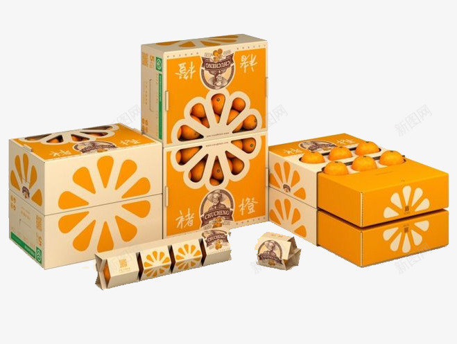 褚橙包装纸箱png免抠素材_新图网 https://ixintu.com 包装 纸箱 装饰 褚橙